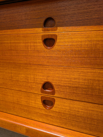 Mid Century Danish Modern Teak Sideboard by Bramin