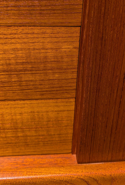 Mid Century Danish Modern Teak Sideboard by Bramin