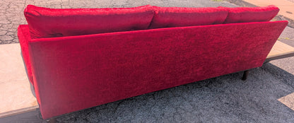 Mid Century Modern Adrian Pearsall Tavertine Side Table Boomerang Leg Sofa