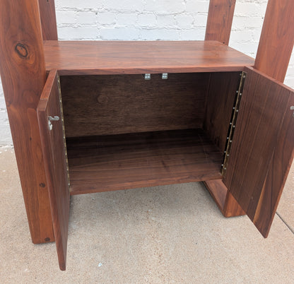 Mid Century Modern Walnut Wall Unit