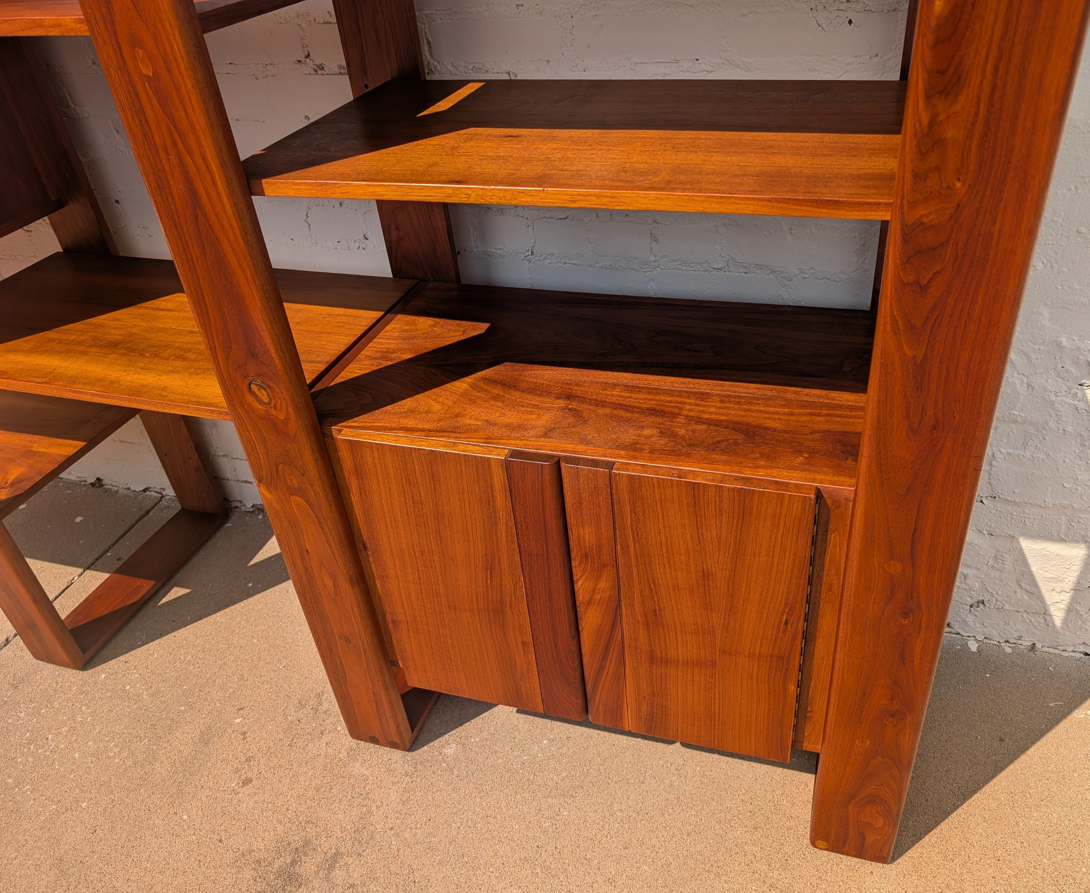 Mid Century Modern Walnut Wall Unit