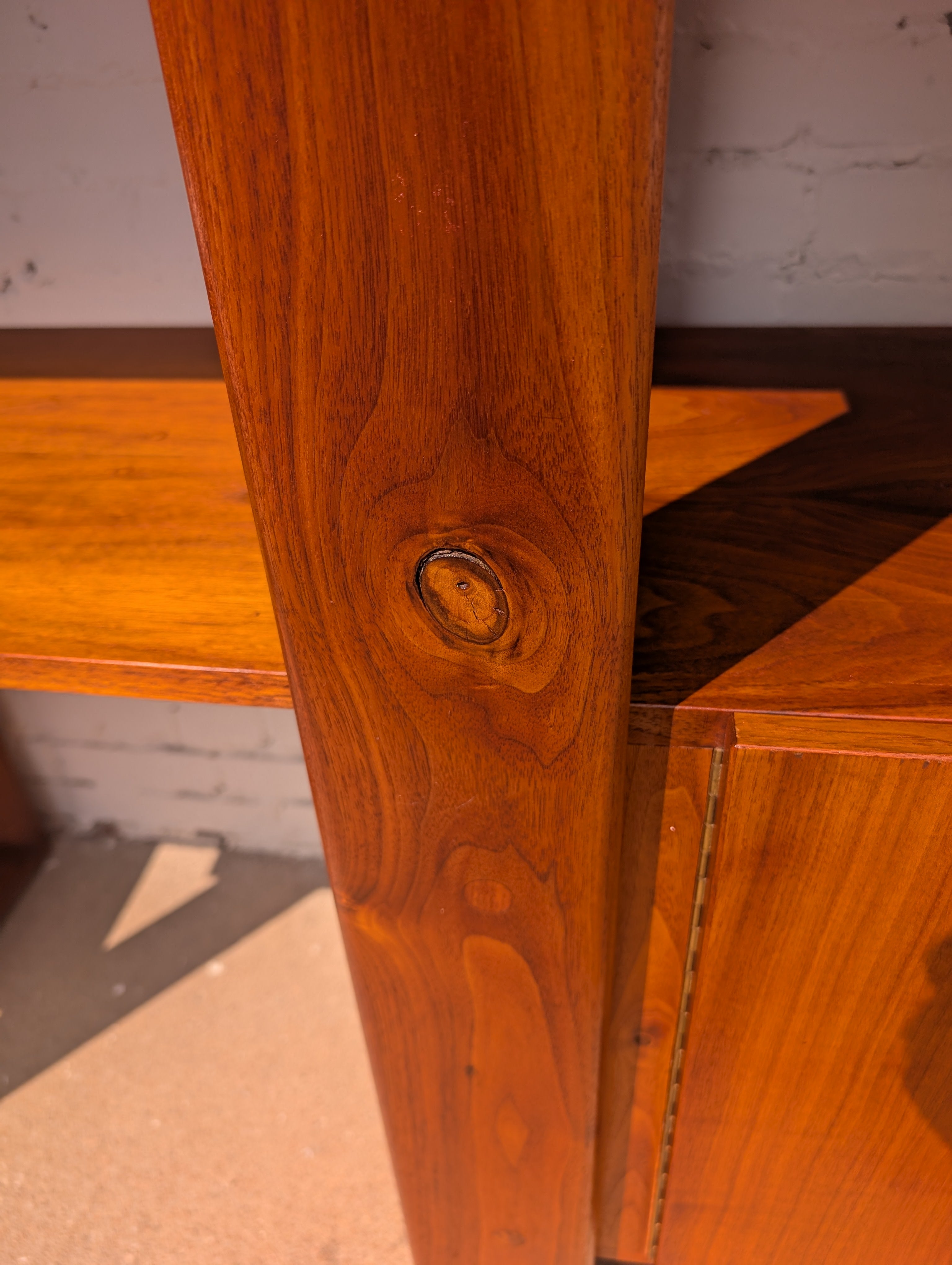 Mid Century Modern Walnut Wall Unit