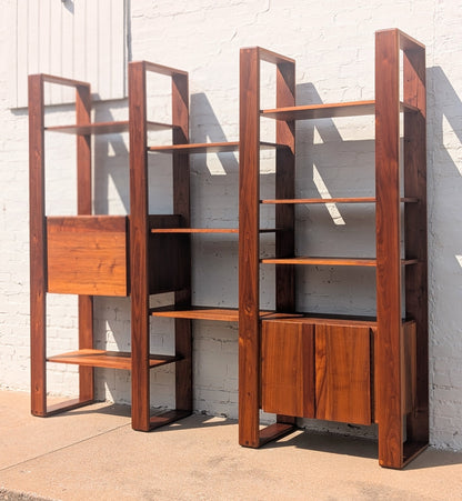 Mid Century Modern Walnut Wall Unit