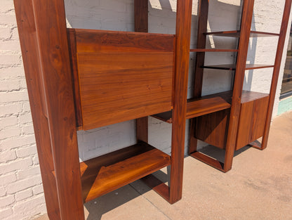 Mid Century Modern Walnut Wall Unit