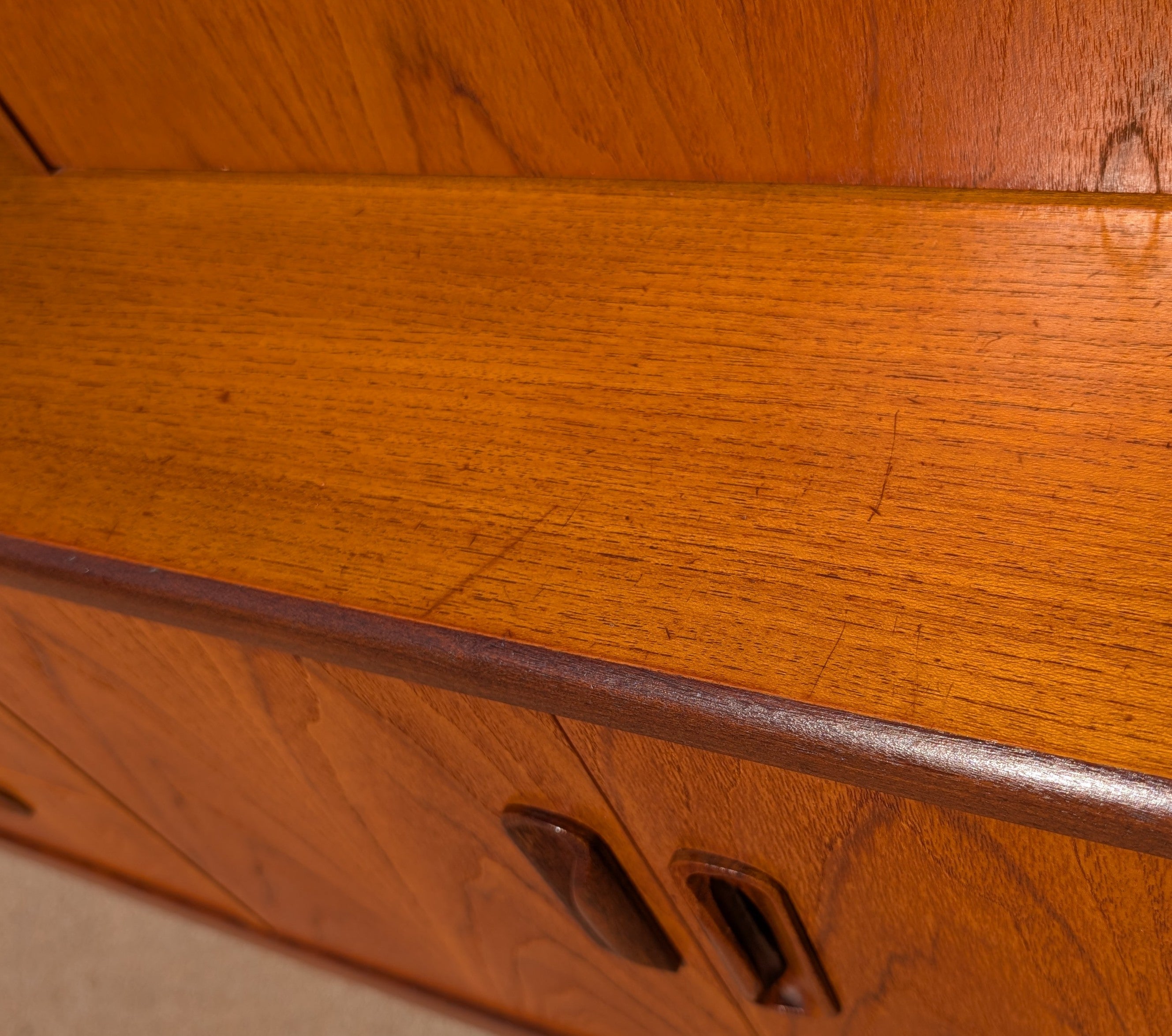 Mid Century English Modern G Plan Hutch