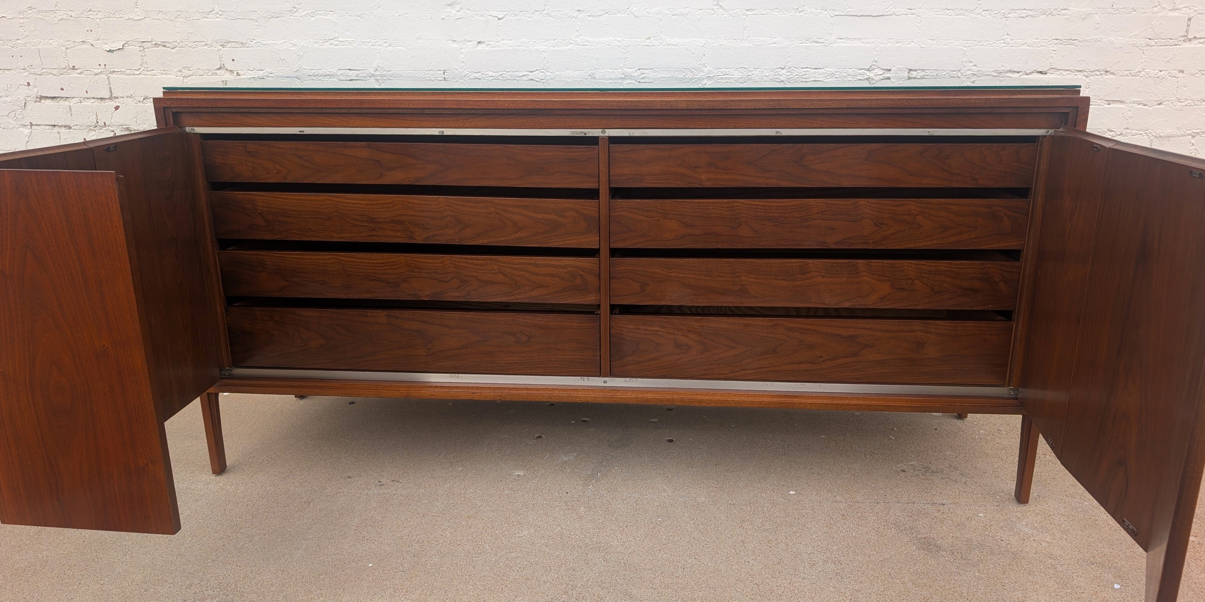 Mid Century Modern Walnut Dresser by Widdicomb