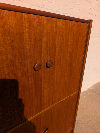 Mid Century English Modern Teak Cabinet by Younger