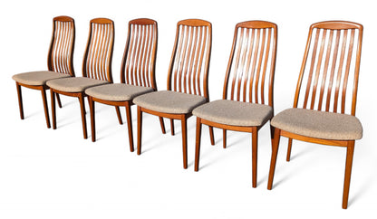 Mid Century Danish Modern Benny Linden Dining Chairs