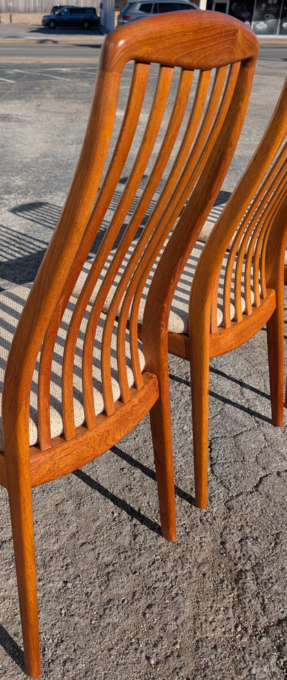 Mid Century Danish Modern Benny Linden Dining Chairs