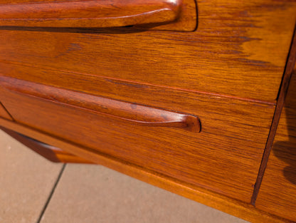 Mid Century English Modern X Base Credenza by Beithcraft