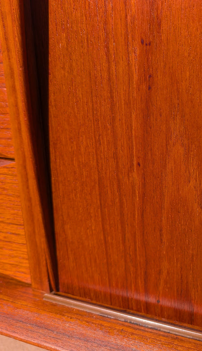 Mid Century Danish Modern Dyrland Teak Credenza by Arne Vodder