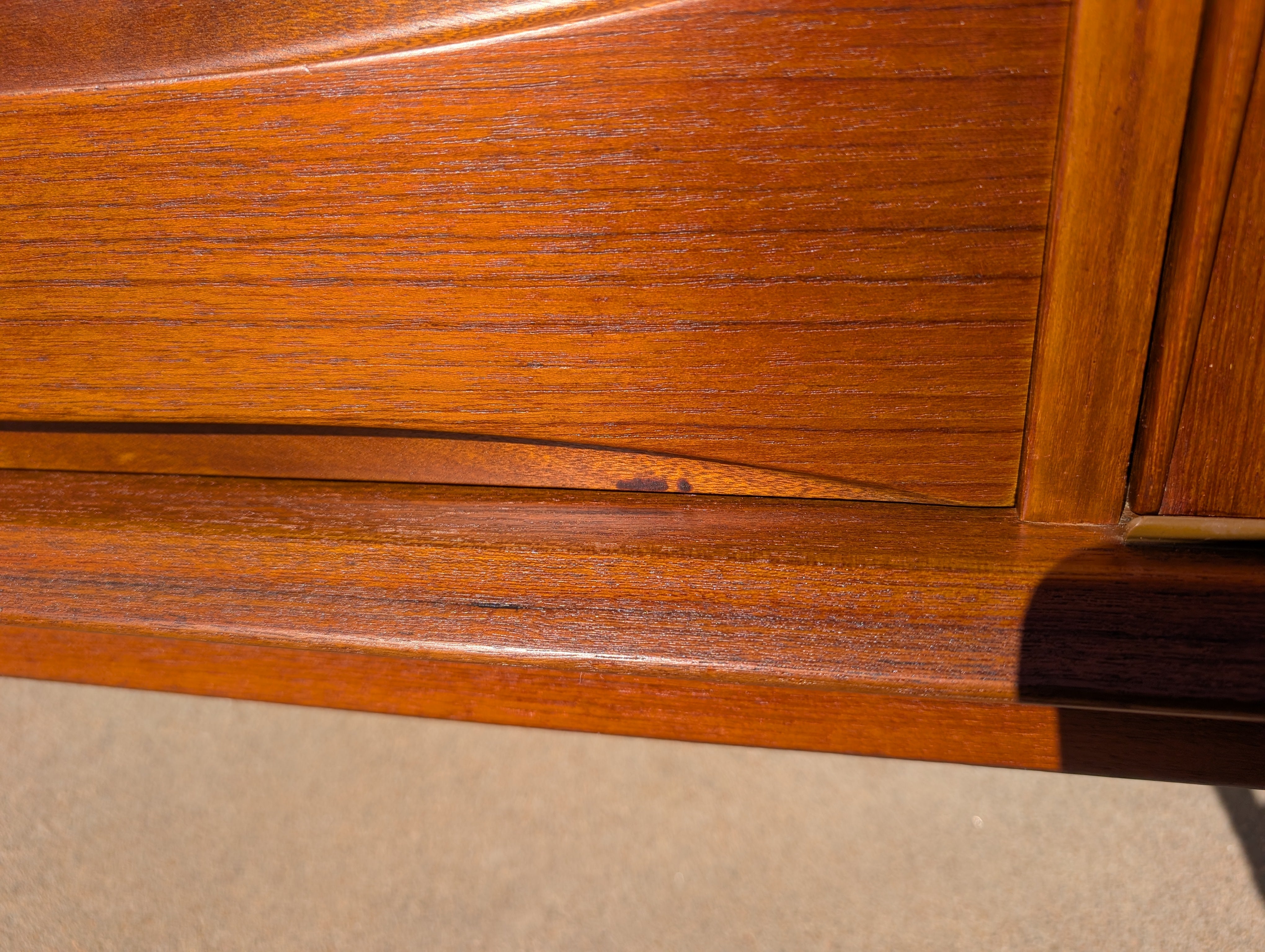 Mid Century Danish Modern Dyrland Teak Credenza by Arne Vodder