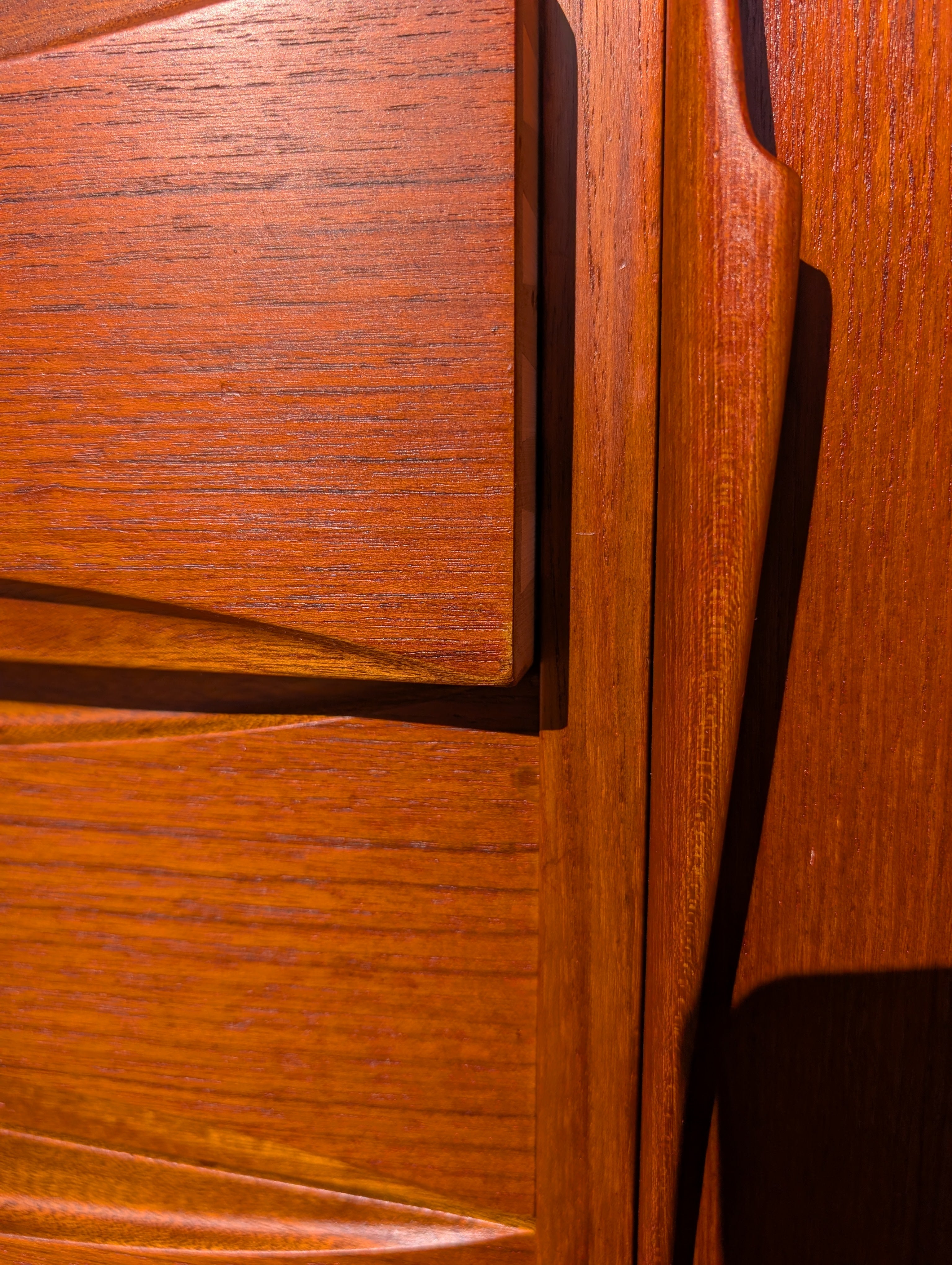 Mid Century Danish Modern Dyrland Teak Credenza by Arne Vodder