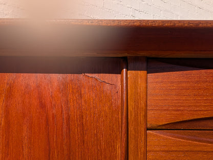 Mid Century Danish Modern Dyrland Teak Credenza by Arne Vodder