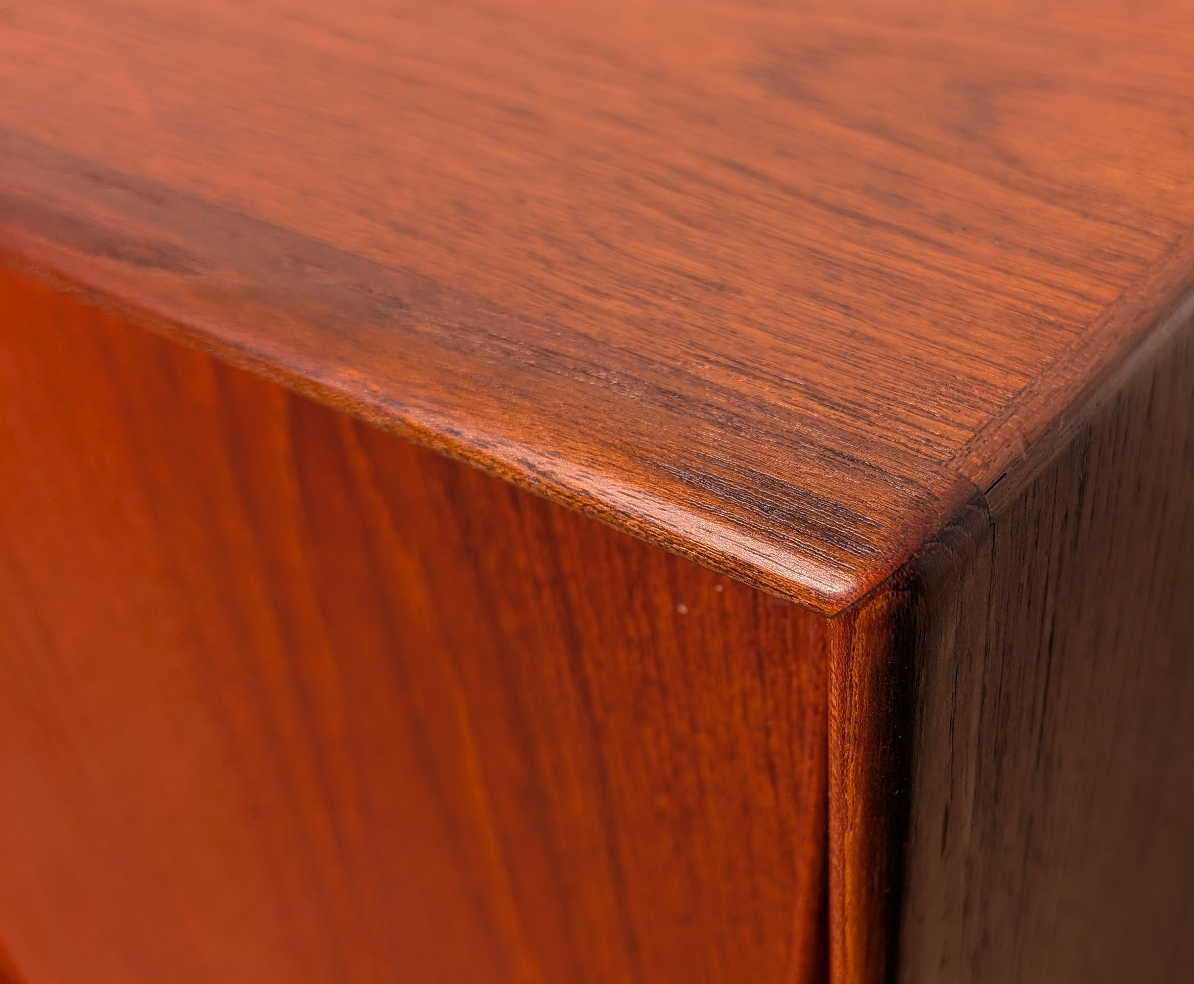 Mid Century Danish Modern Dyrland Teak Credenza by Arne Vodder