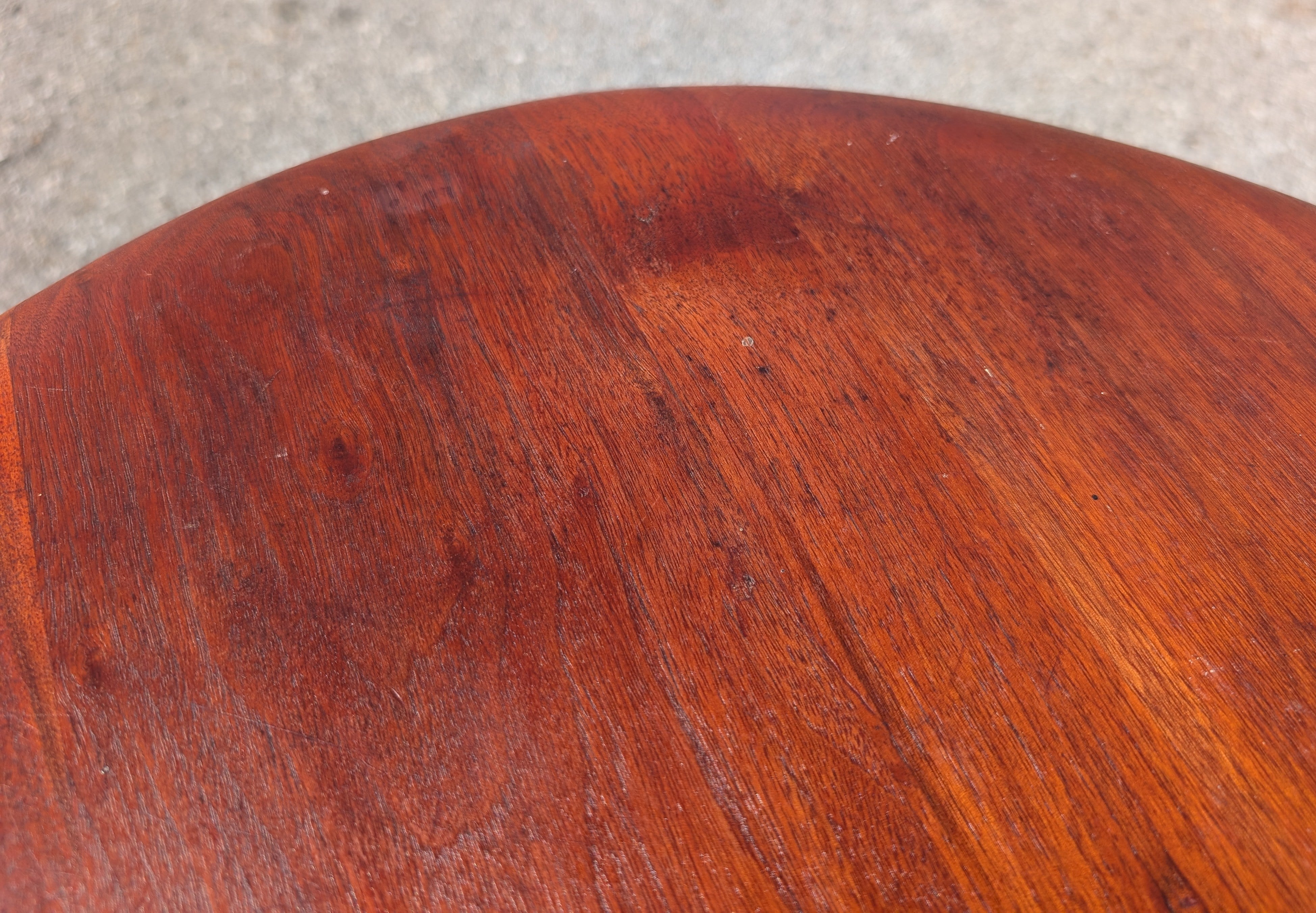 Mid Century Modern Amorphic Sculptural Walnut Coffee Table in Manner of Bissman