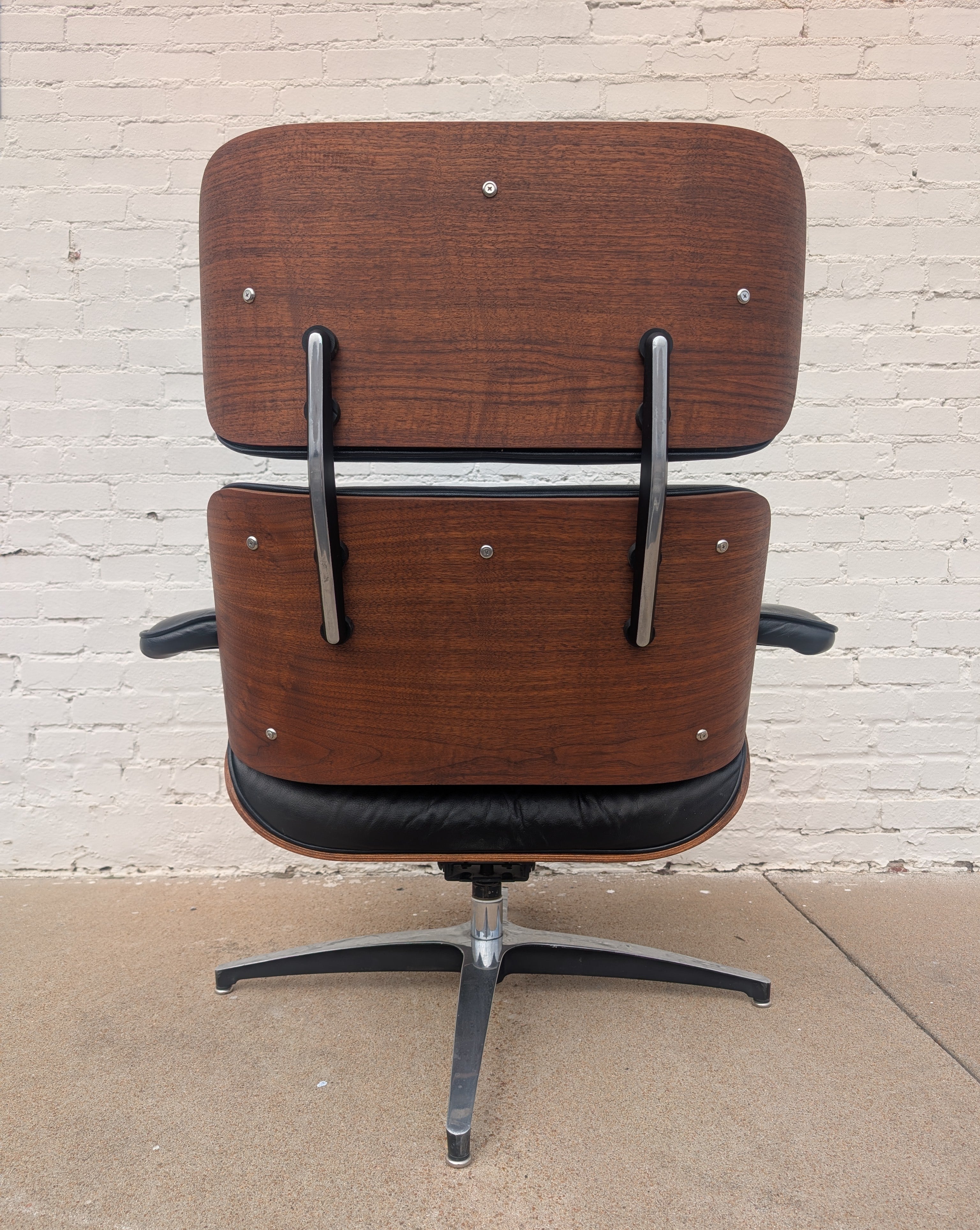 Mid Century Modern Eames Style Lounger and Ottoman by Selig