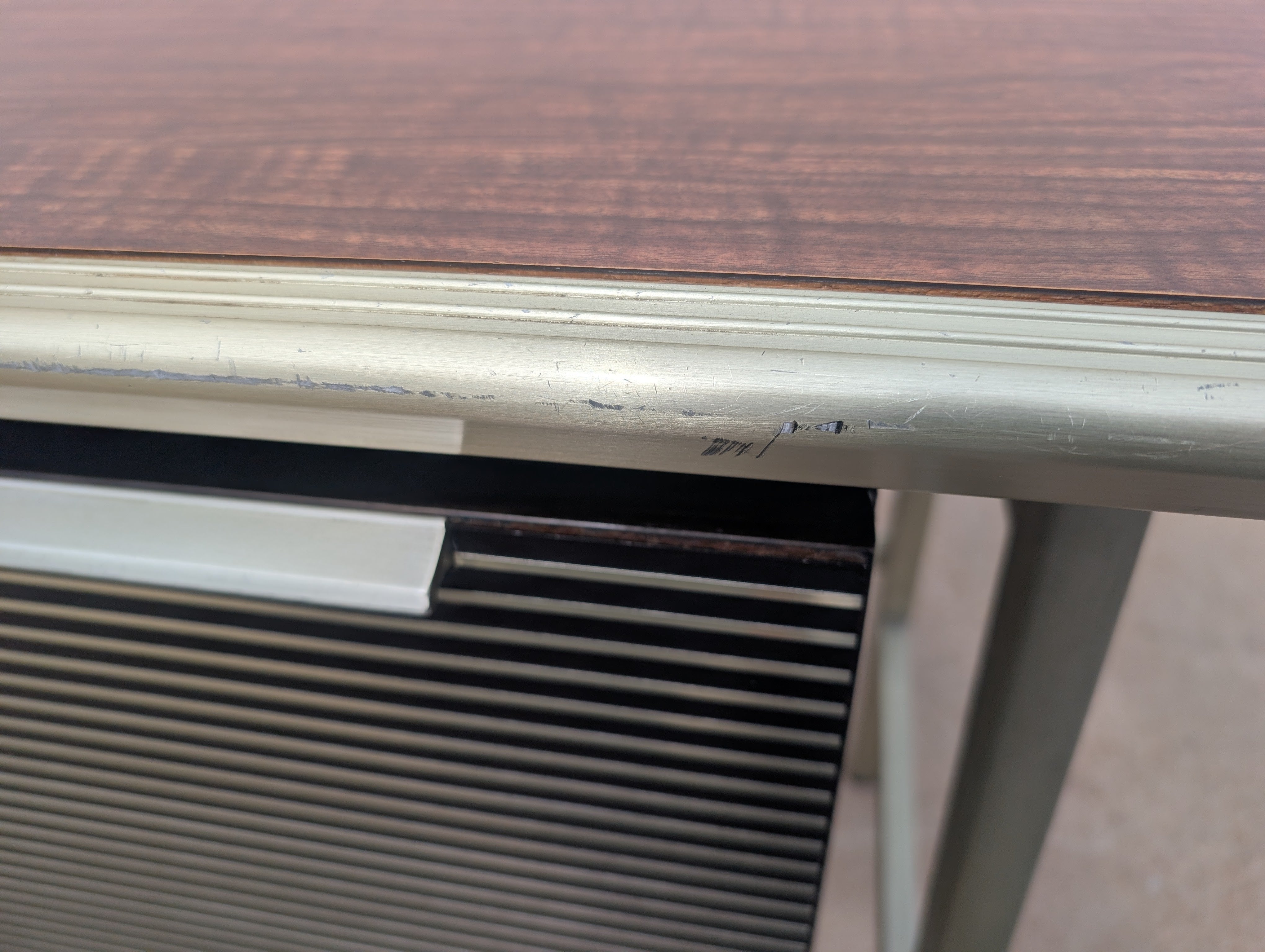 Mid Century Modern Gordon Bunshaft Italic Styling GF Studios Credenza