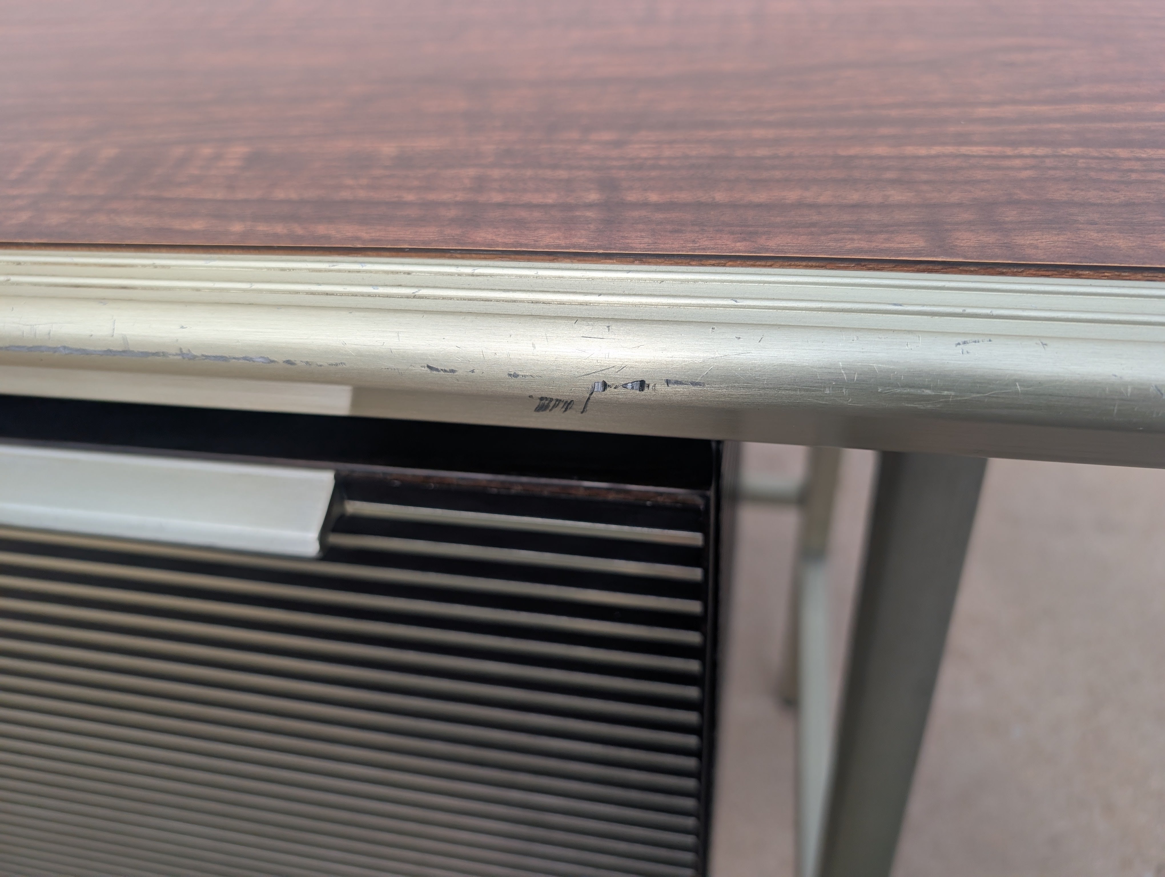 Mid Century Modern Gordon Bunshaft Italic Styling GF Studios Credenza