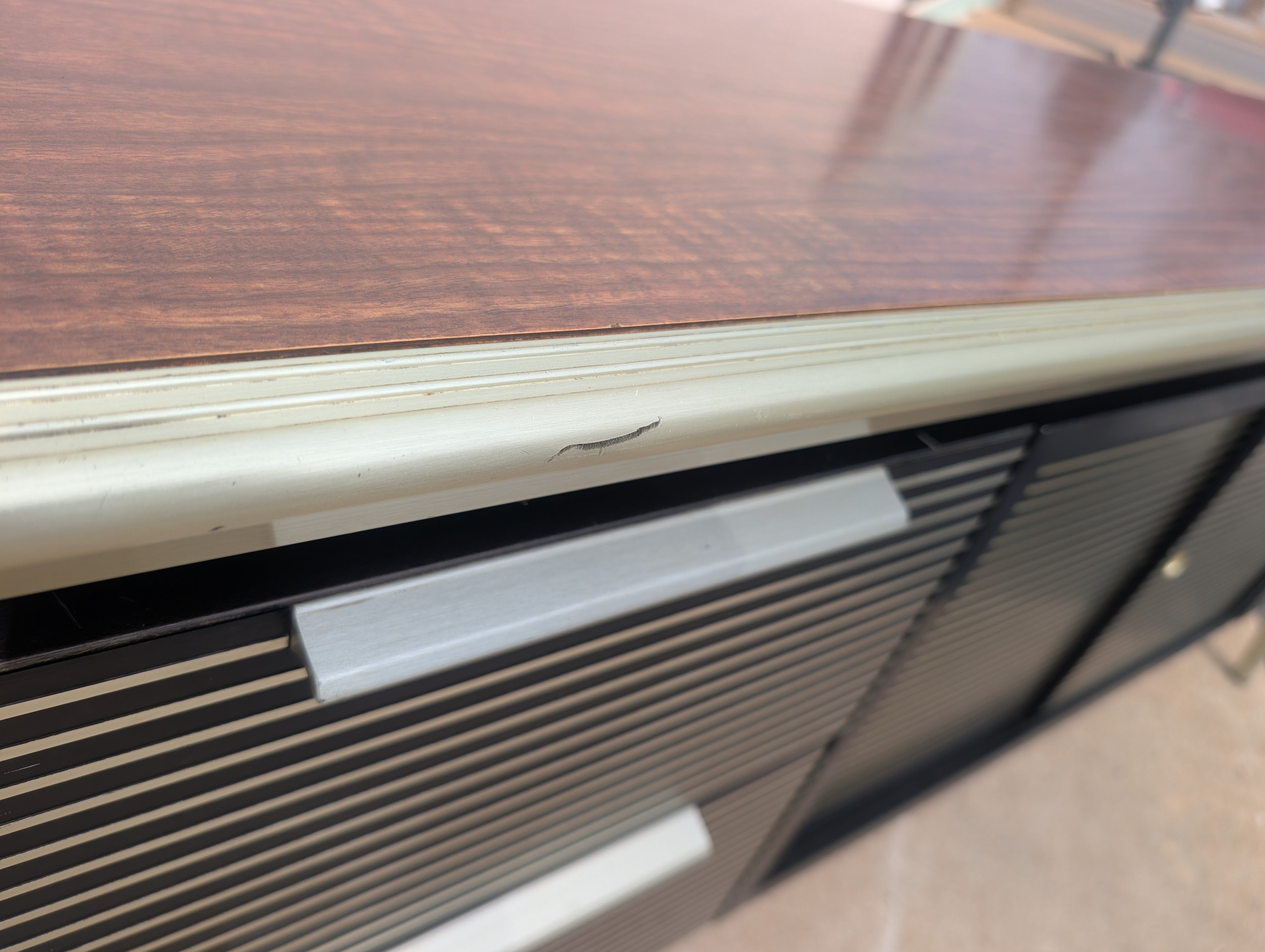 Mid Century Modern Gordon Bunshaft Italic Styling GF Studios Credenza