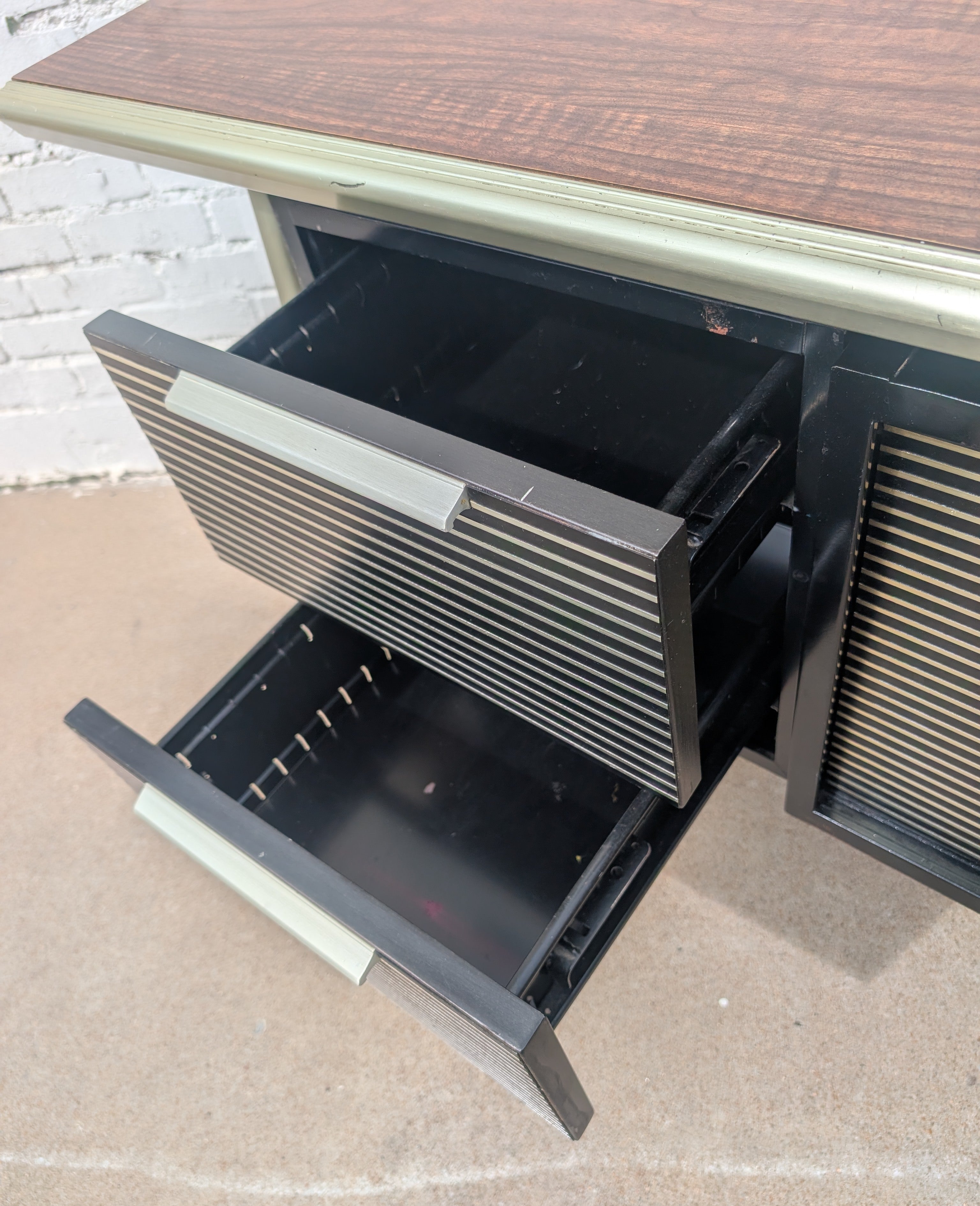 Mid Century Modern Gordon Bunshaft Italic Styling GF Studios Credenza