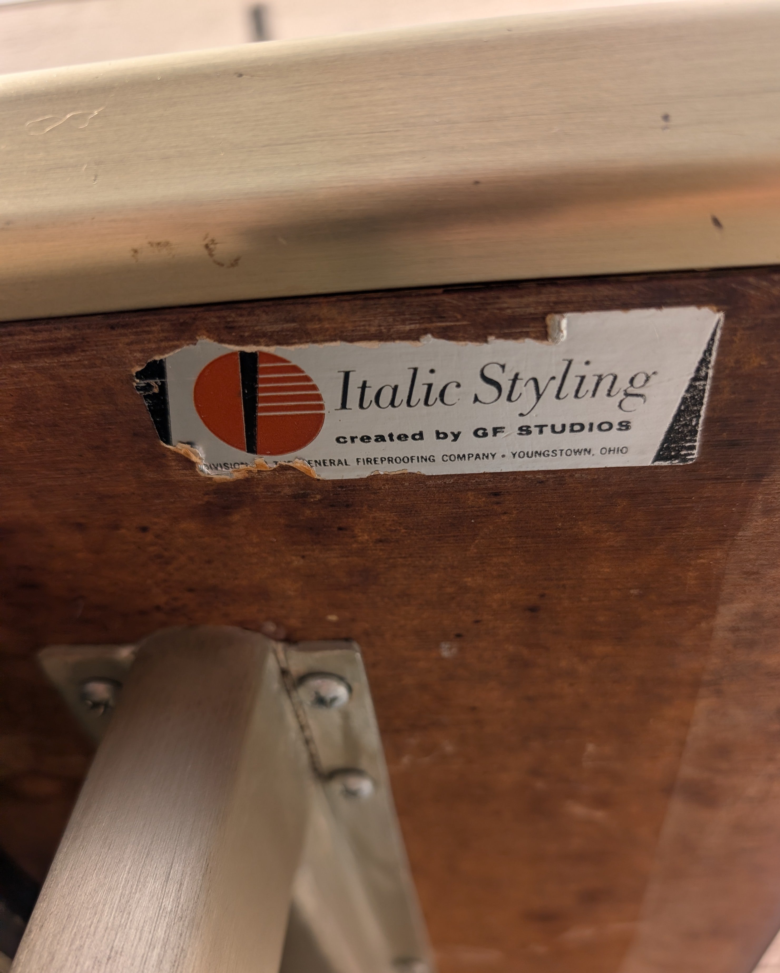 Mid Century Modern Gordon Bunshaft Italic Styling GF Studios Credenza