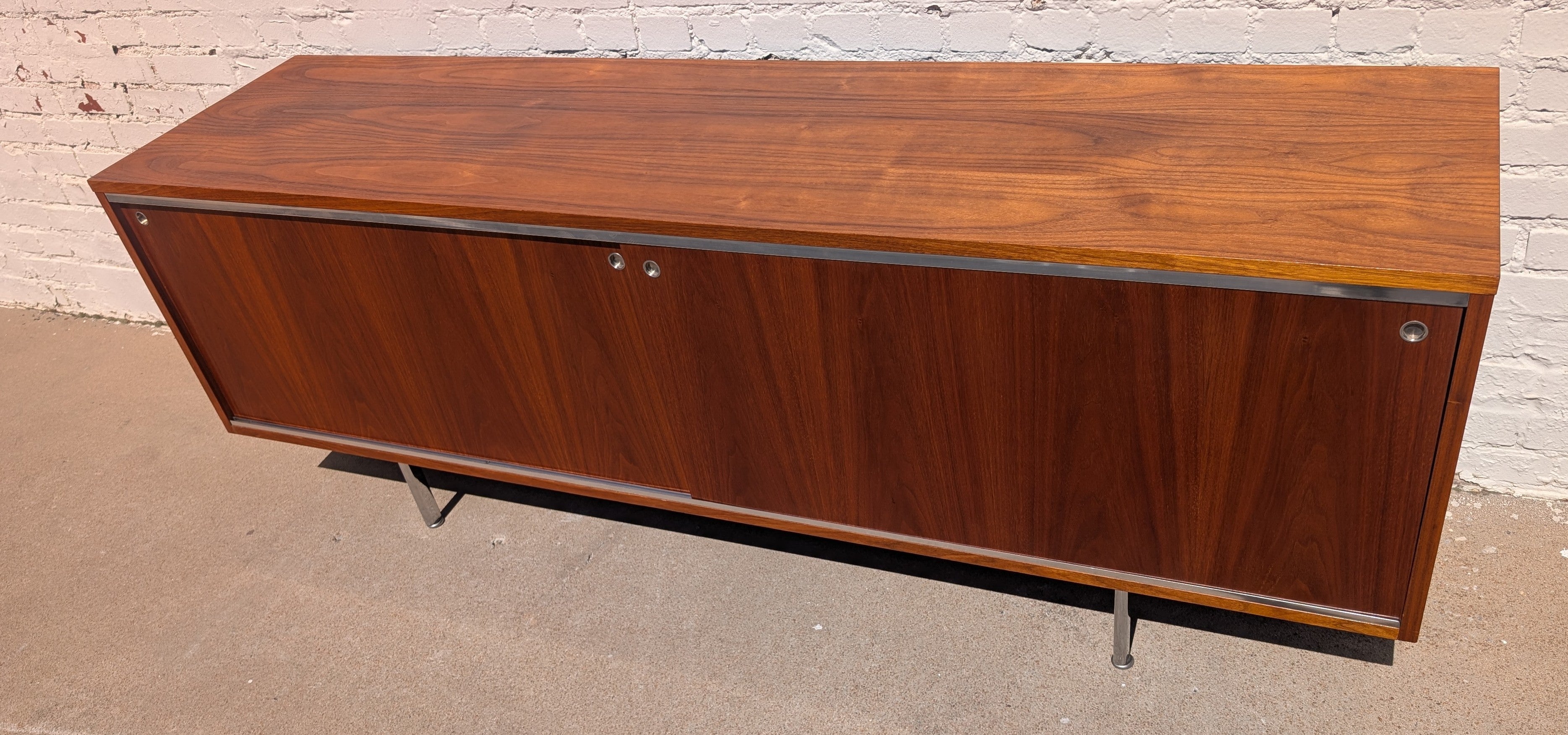 Mid Century Modern Herman Miller Walnut Credenza