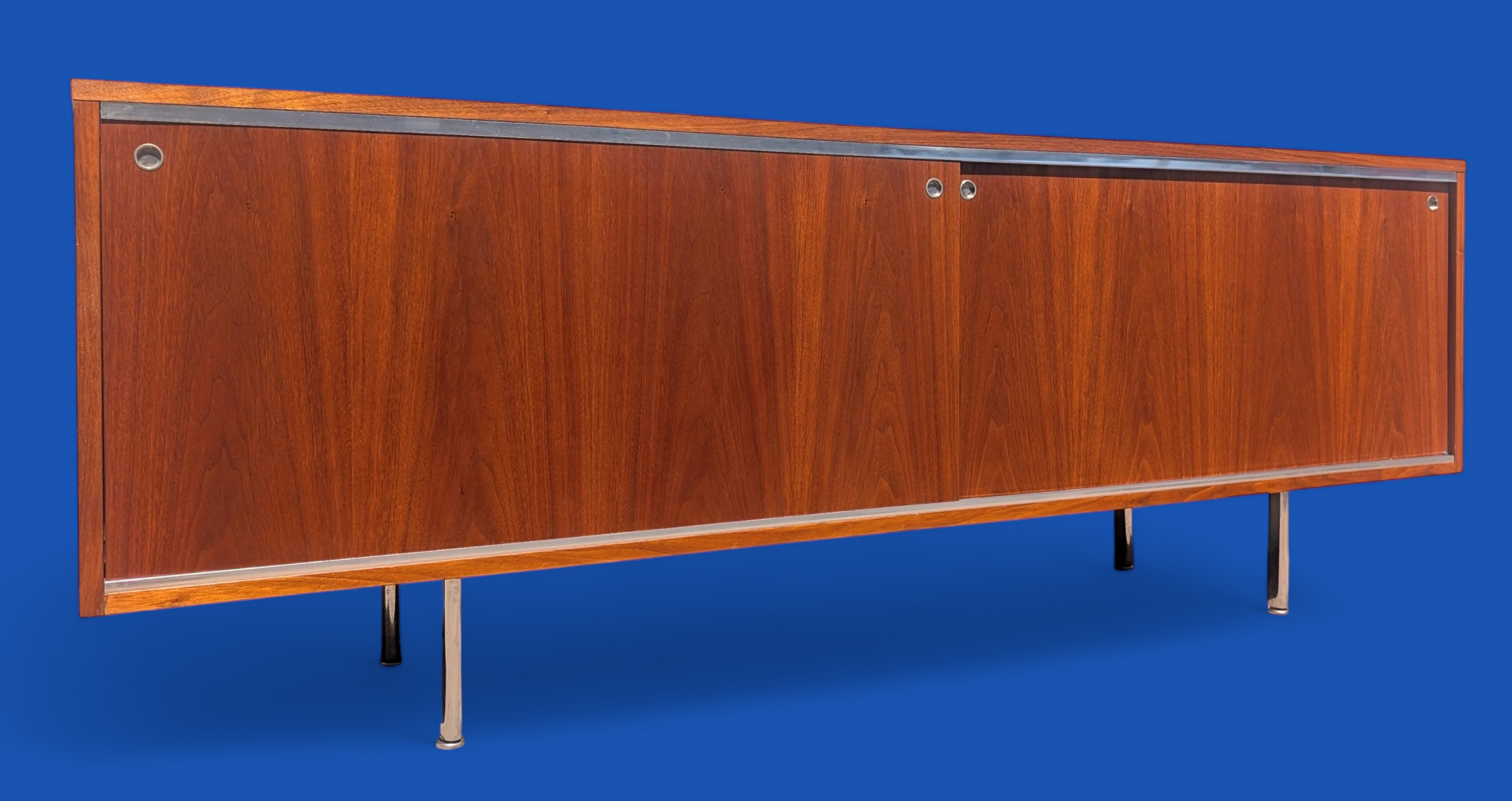 Mid Century Modern Herman Miller Walnut Credenza