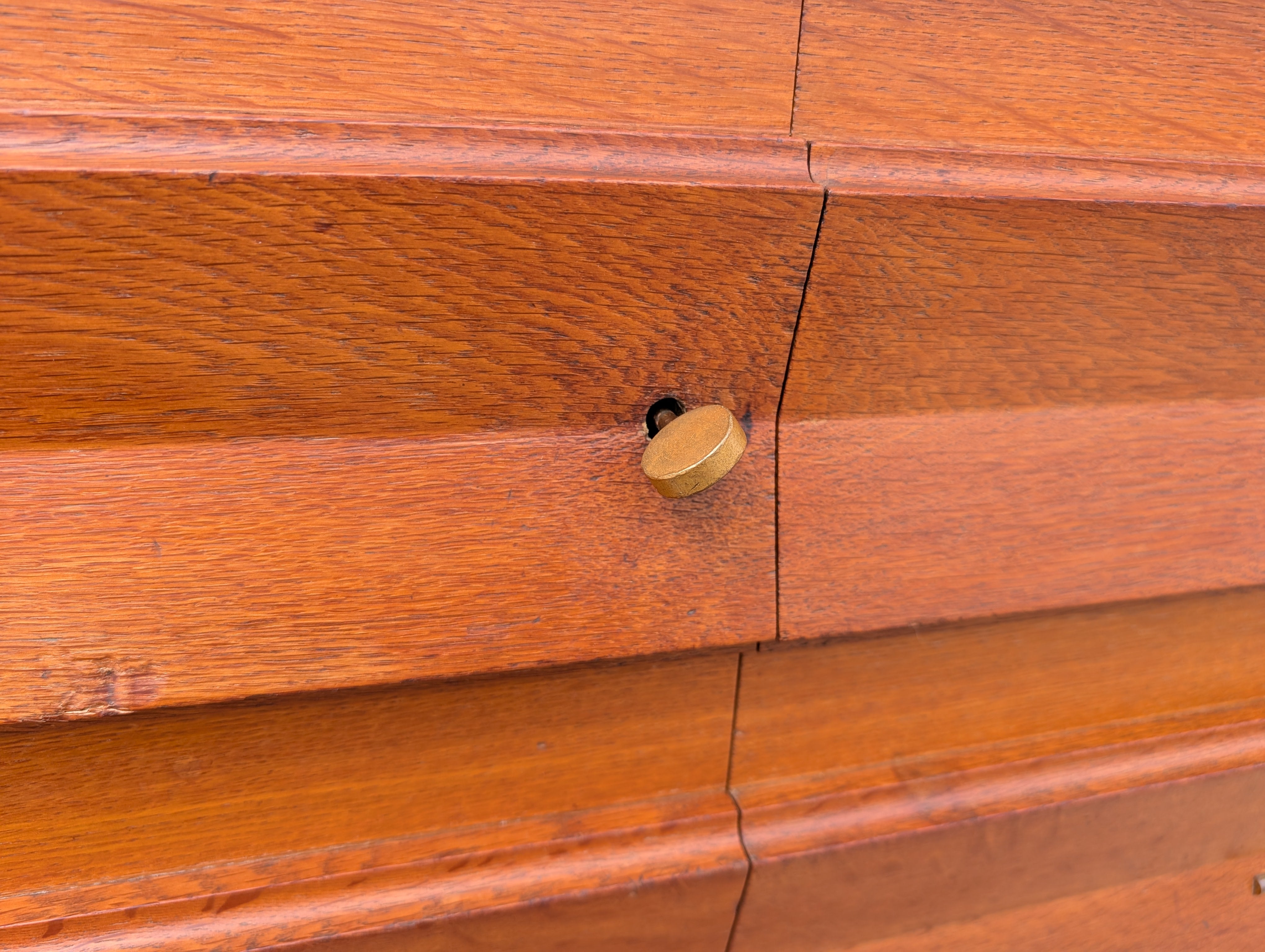 French Modern 1940s Oak Sideboard