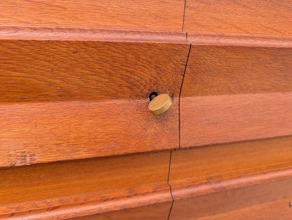 French Modern 1940s Oak Sideboard