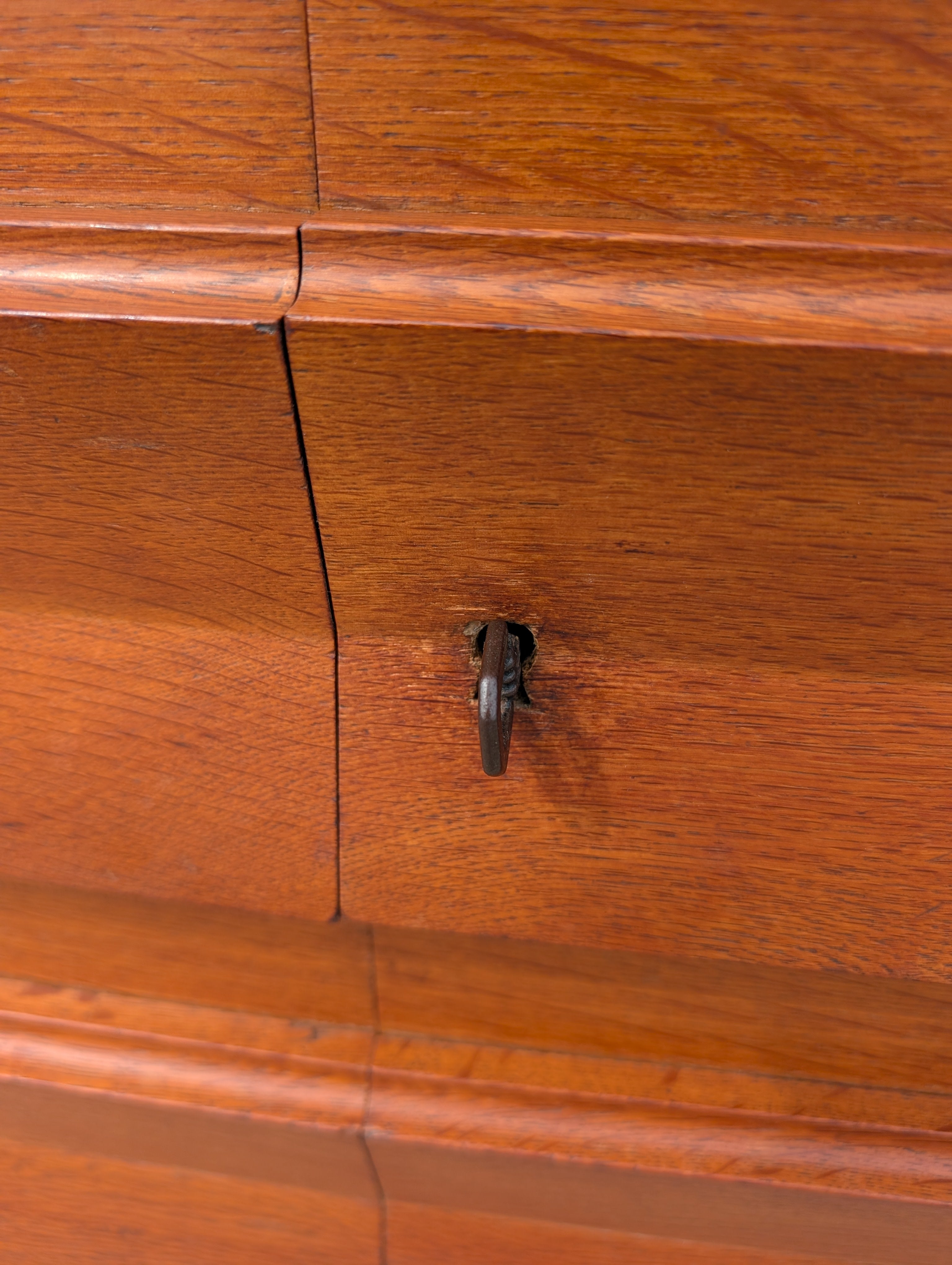 French Modern 1940s Oak Sideboard