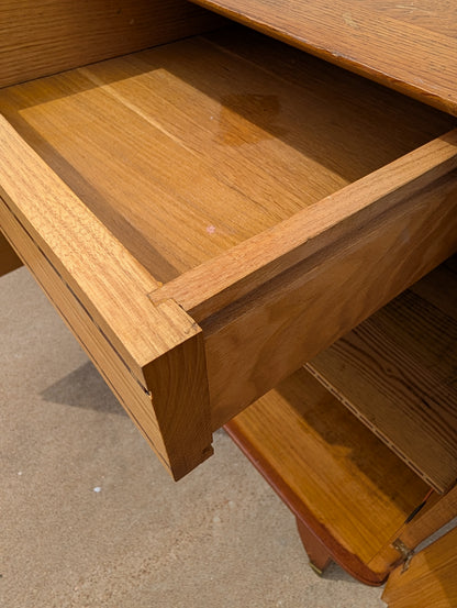French Modern 1940s Oak Sideboard