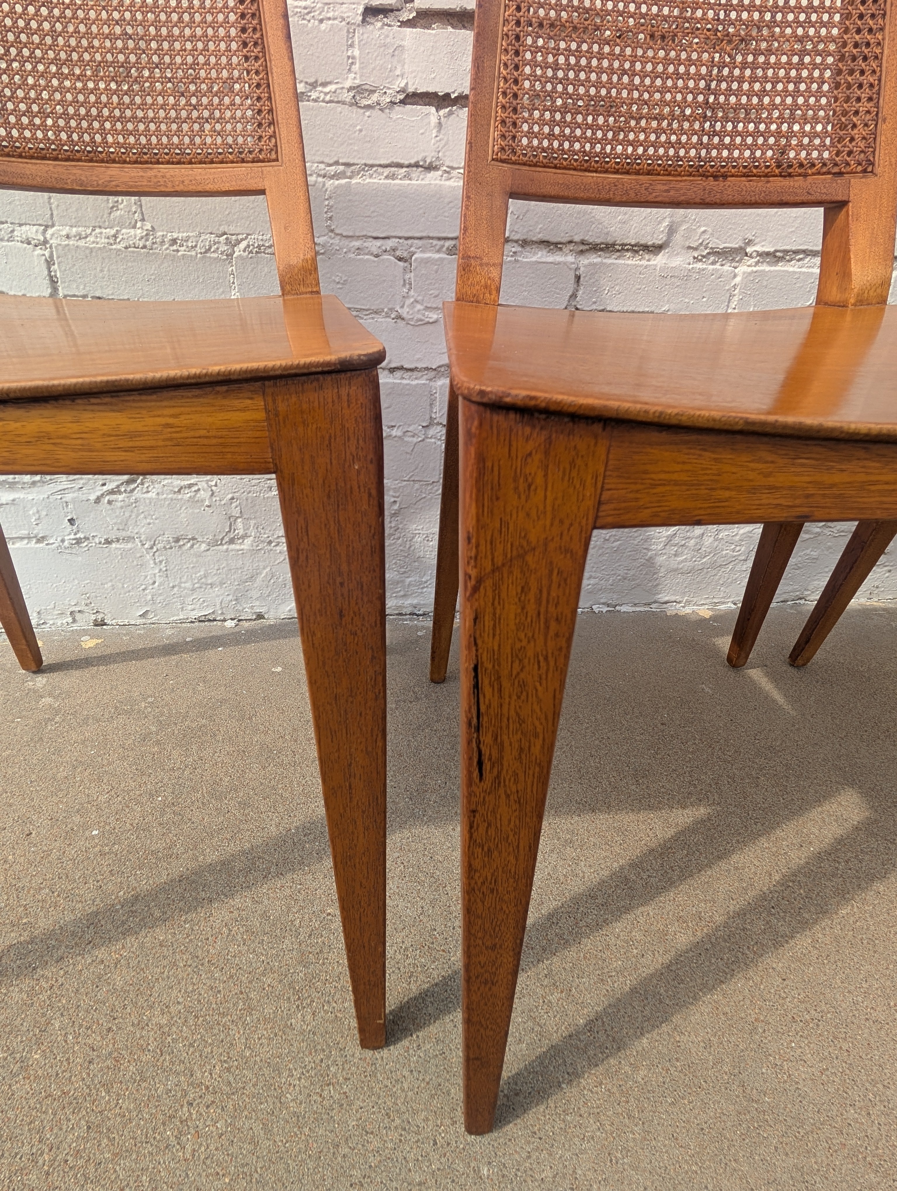 Mid Century Modern Edward Wormley for Dunbar Dining Chairs