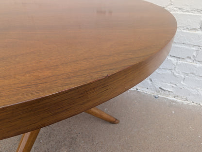 Mid Century Modern Widdicomb Walnut Side Table by T H Robsjohn Gibbings