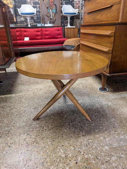 Mid Century Modern Widdicomb Walnut Side Table by T H Robsjohn Gibbings