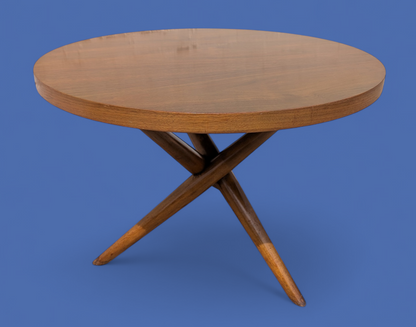 Mid Century Modern Widdicomb Walnut Side Table by T H Robsjohn Gibbings