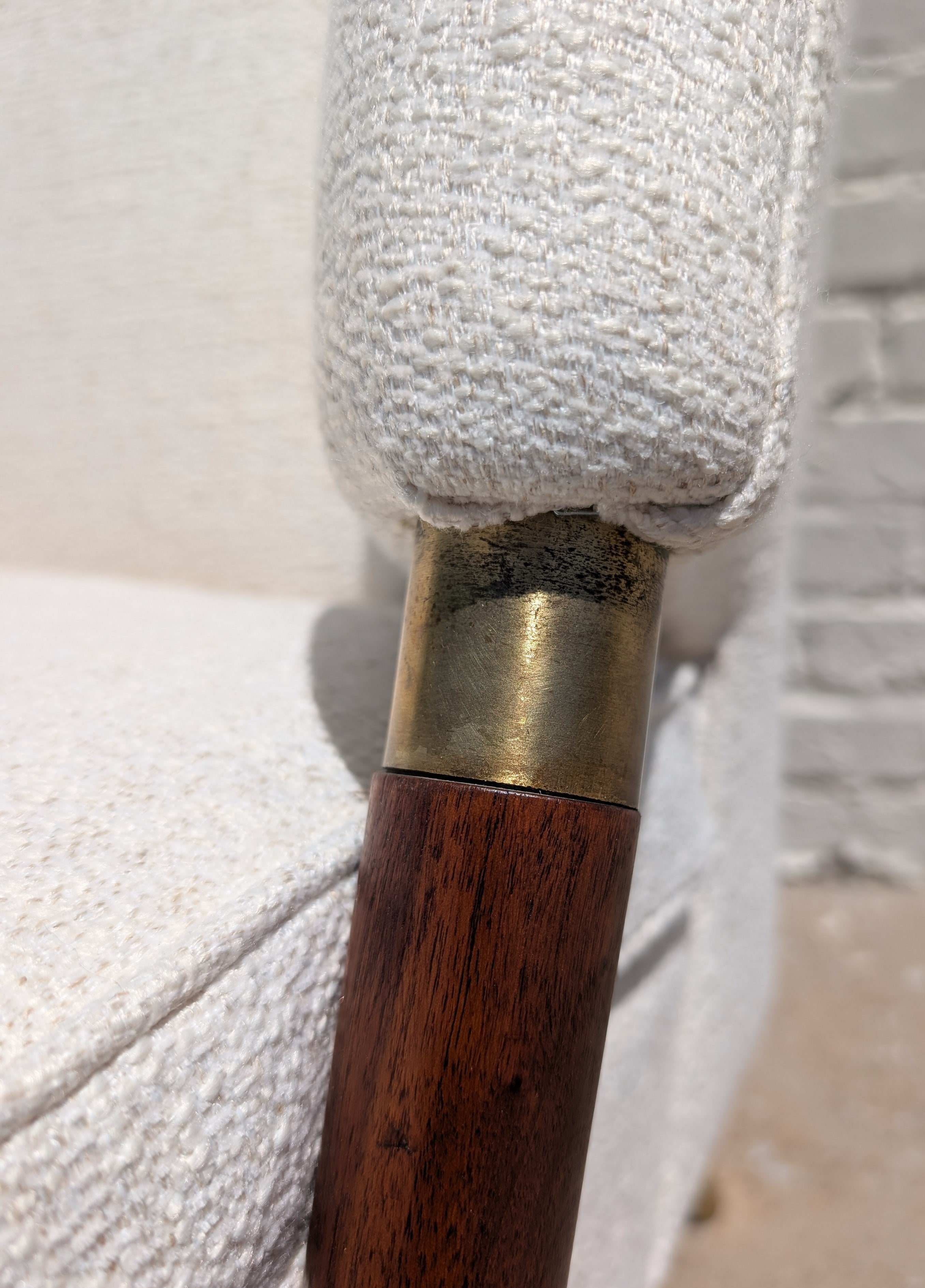 Mid Century Modern Karpen Walnut Trim Side Chairs