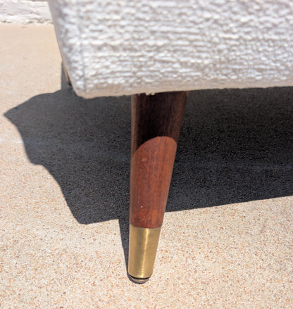 Mid Century Modern Karpen Walnut Trim Side Chairs