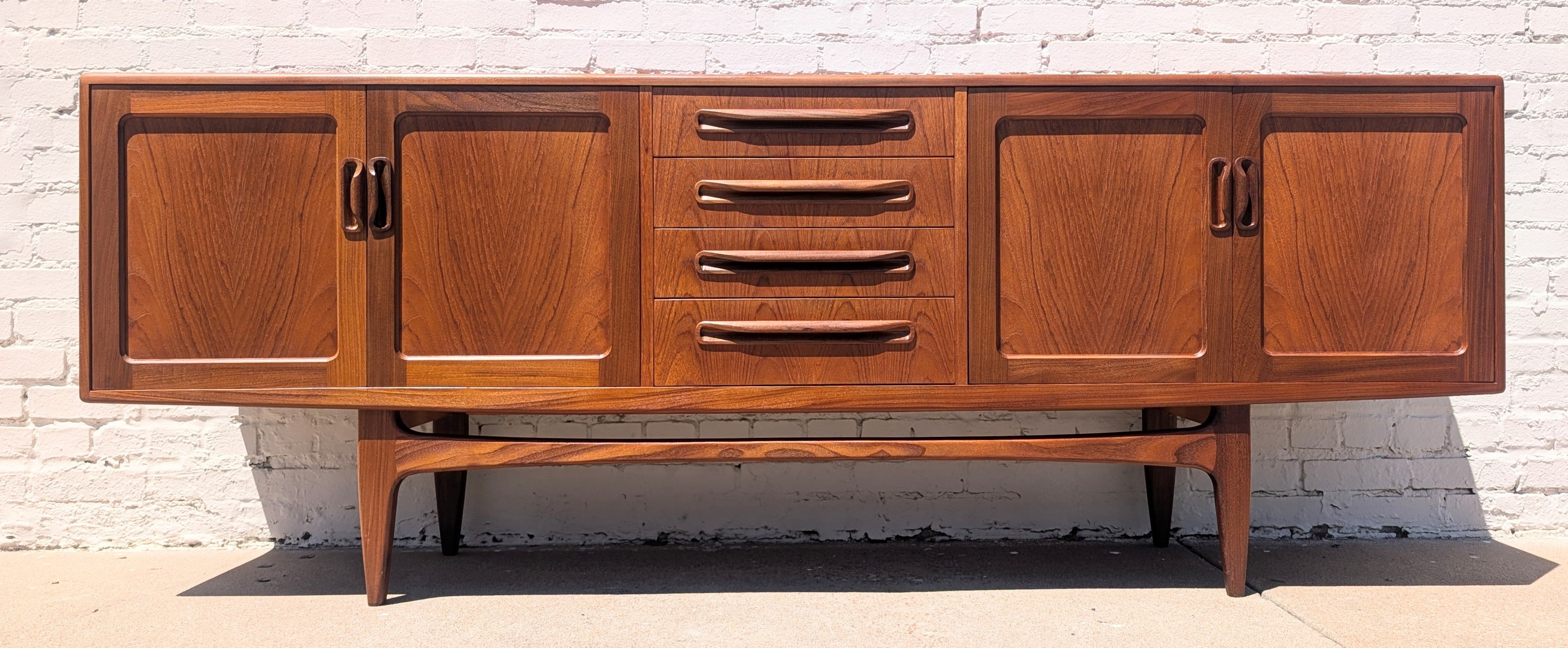 Mid Century English Modern G Plan Fresco Credenza