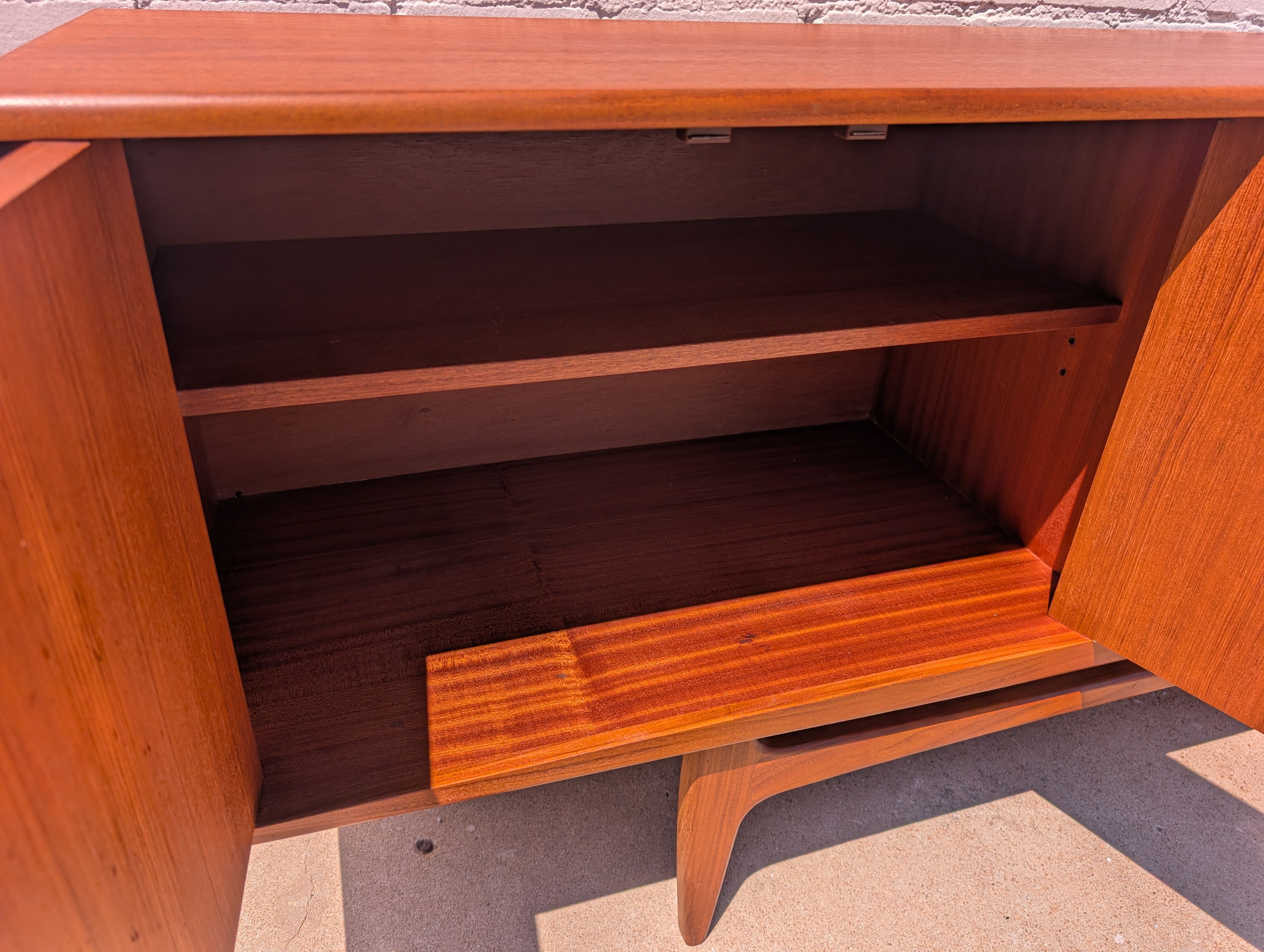 Mid Century English Modern G Plan Fresco Credenza