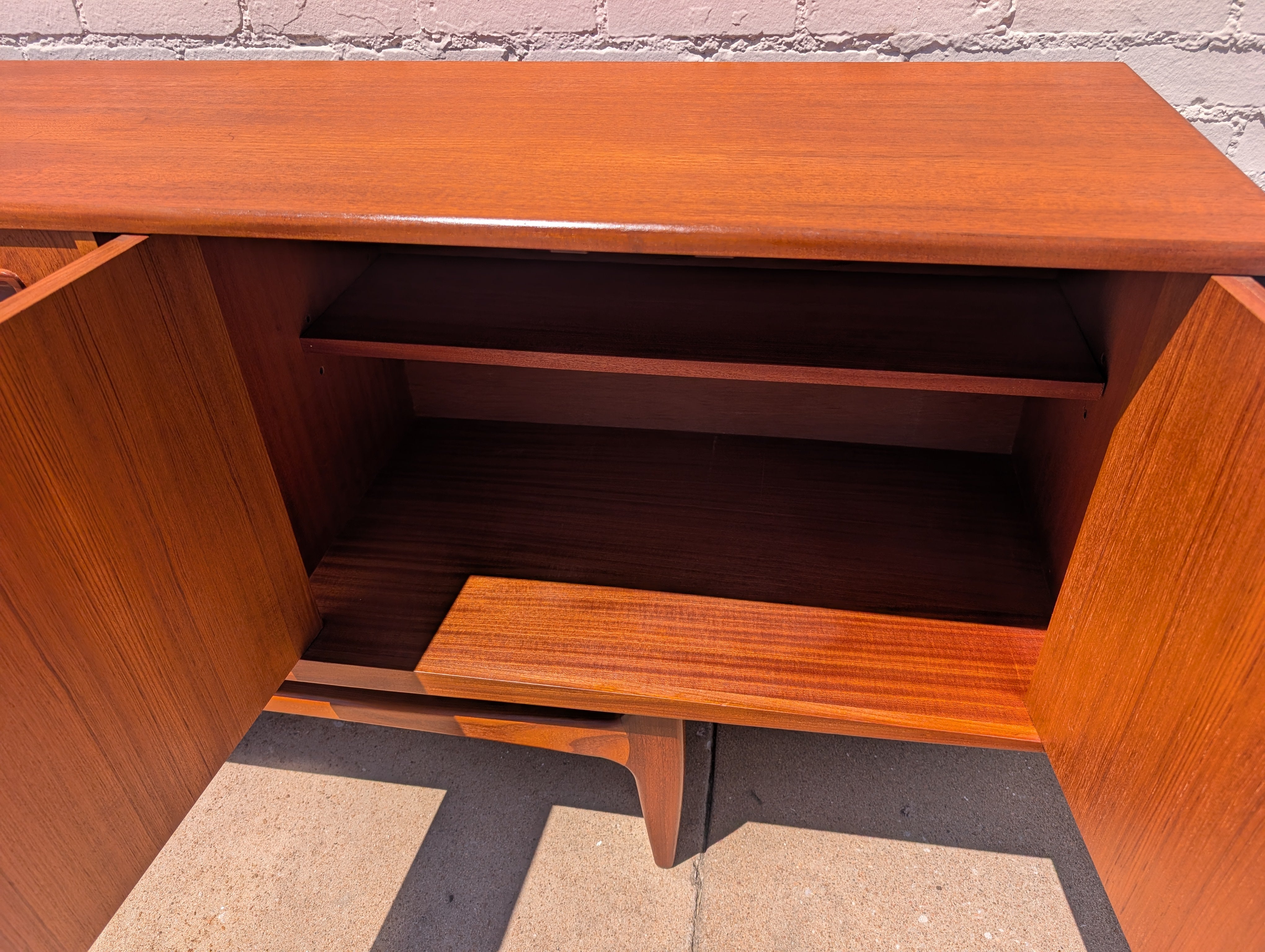 Mid Century English Modern G Plan Fresco Credenza