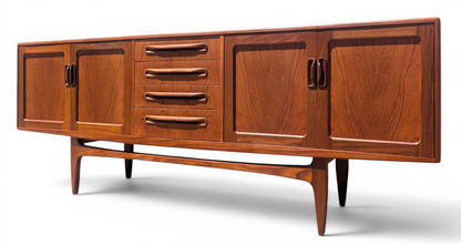 Mid Century English Modern G Plan Fresco Credenza