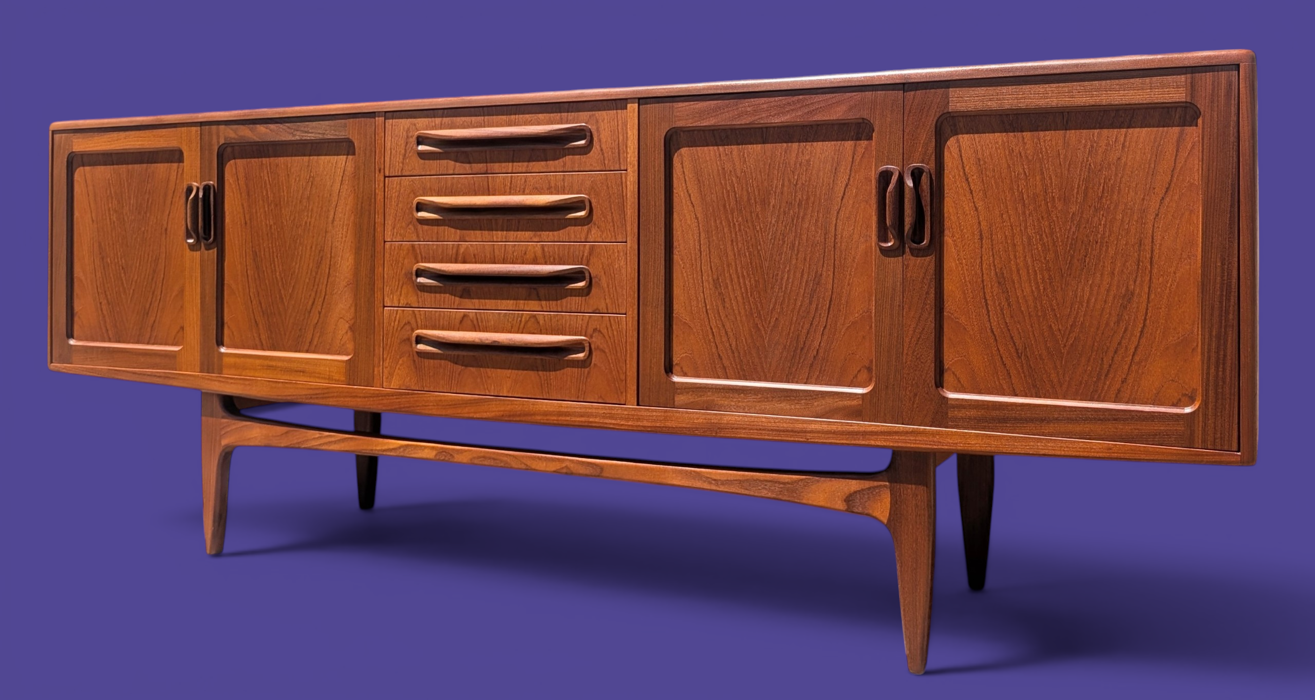 Mid Century English Modern G Plan Fresco Credenza