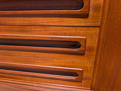 Mid Century Danish Modern Teak Credenza Attributed to Johannes Andersen