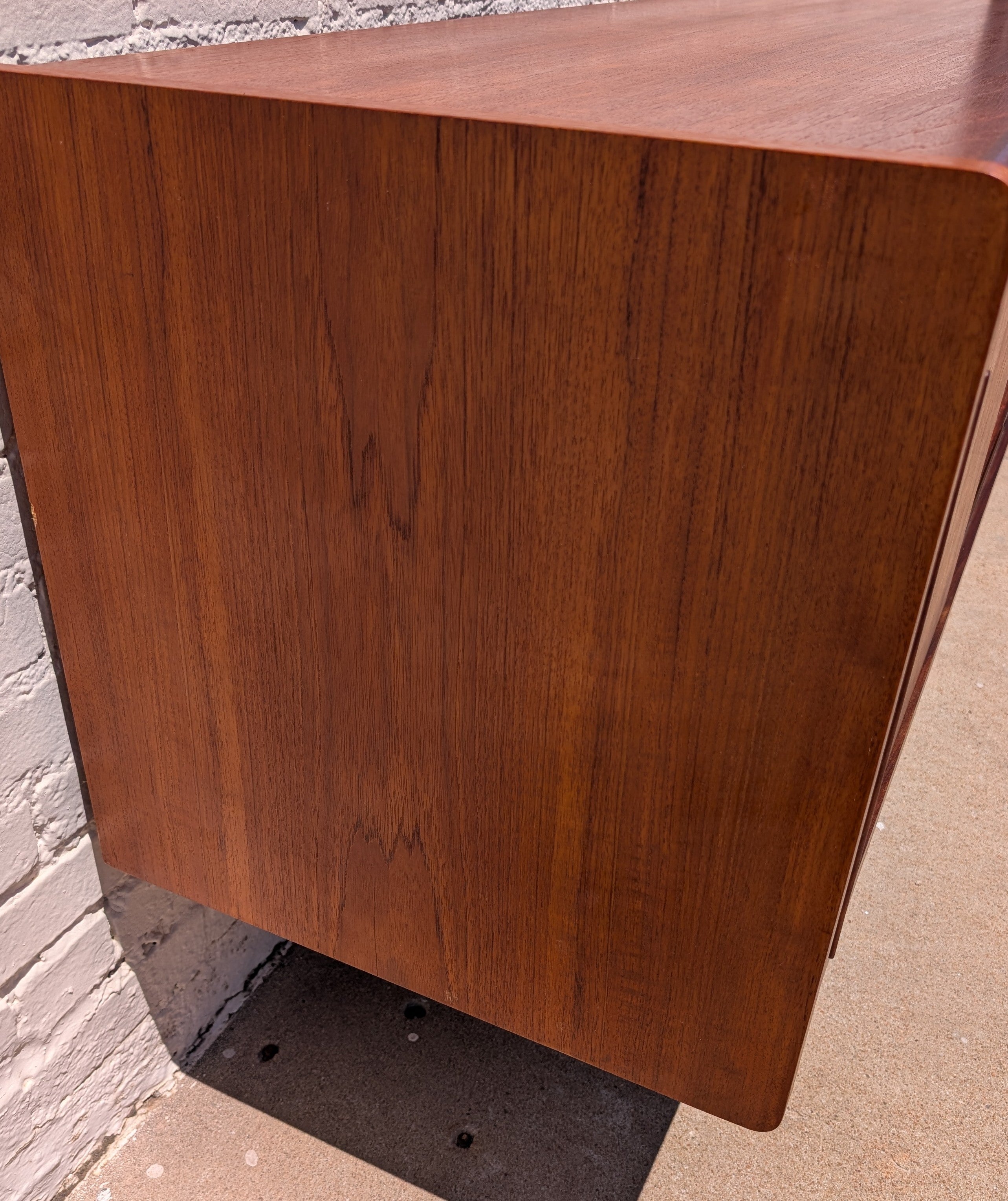 Mid Century Danish Modern Teak Credenza Attributed to Johannes Andersen