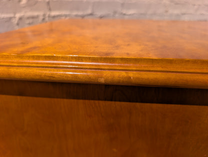 Scandinavian Art Deco Birch and Oak Cabinet