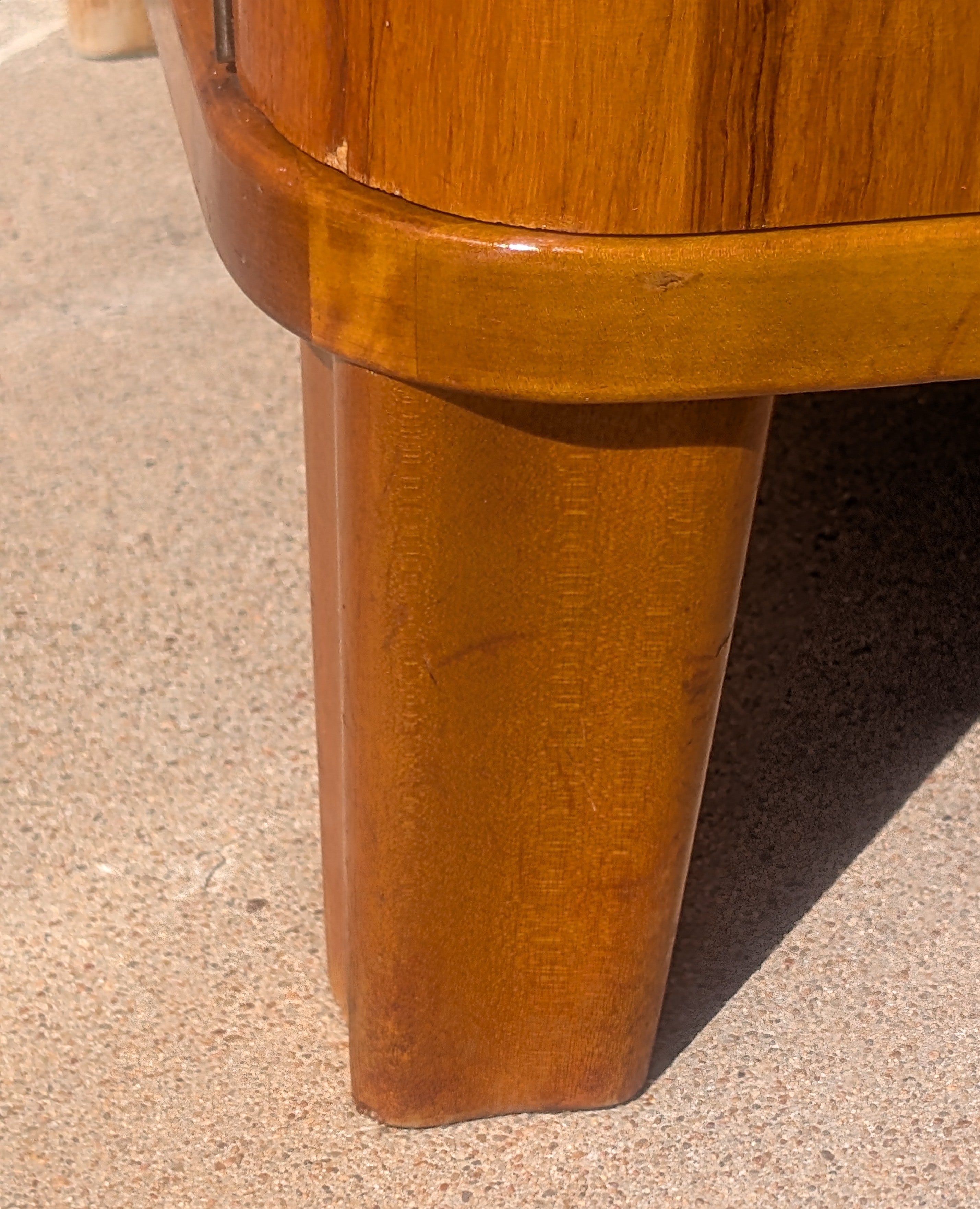 Modern Swedish Art Deco Birch and Elm Cabinet
