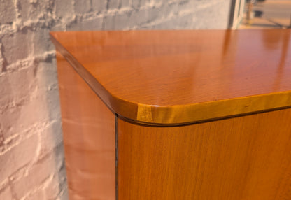 Modern Swedish Art Deco Birch and Elm Cabinet
