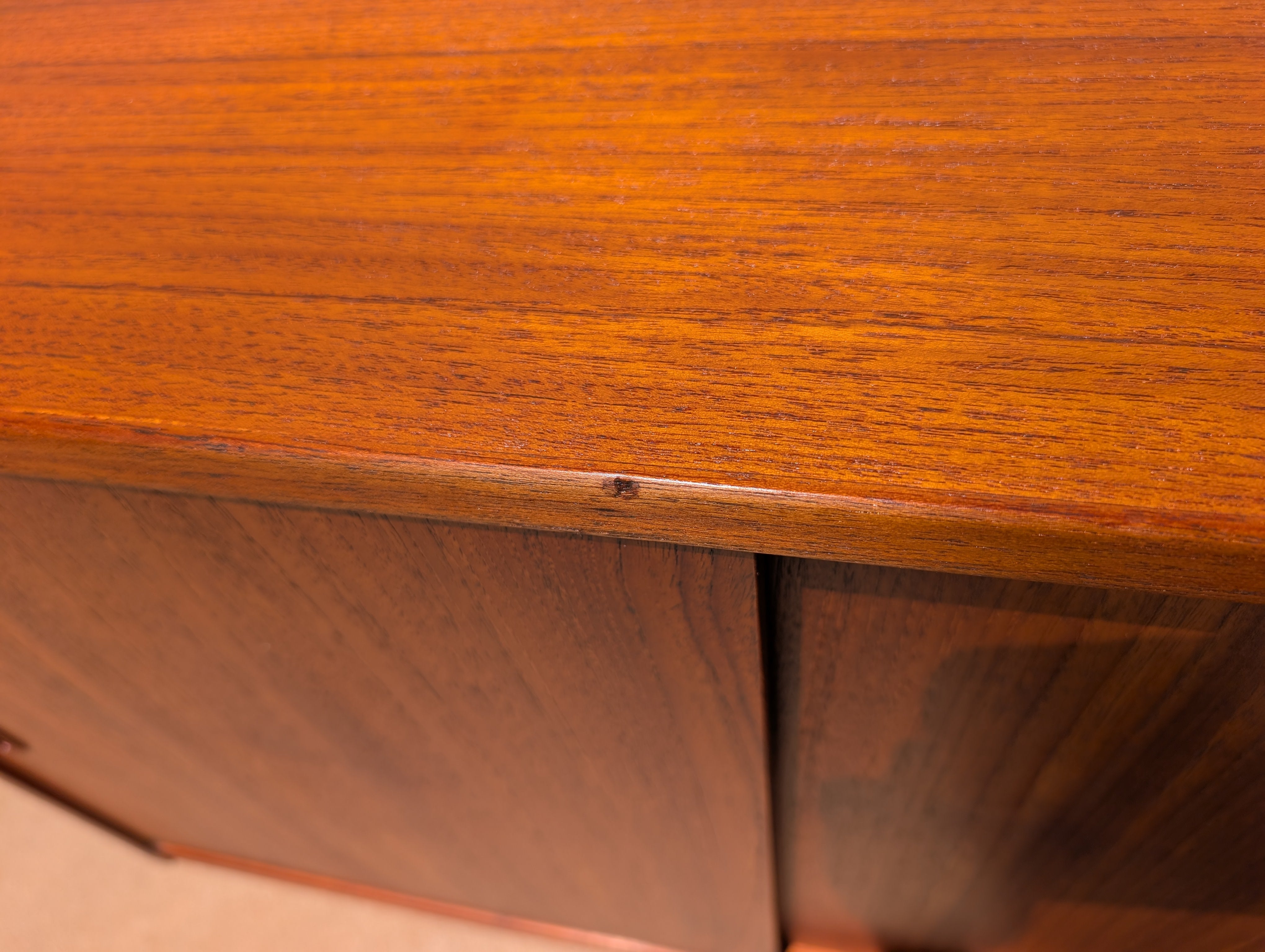 Mid Century Danish Modern Teak Credenza by Nils Jonsson for Troeds