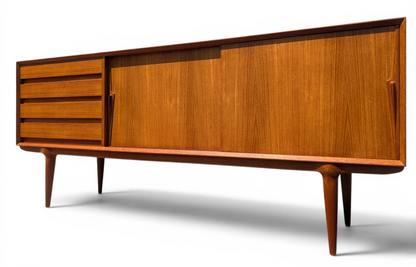 Mid Century Danish Modern Gunni Omann Credenza by Omann Jun